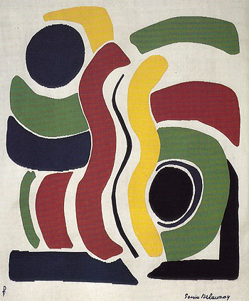 Childrens Games 1969 - Sonia Delaunay reproduction oil painting