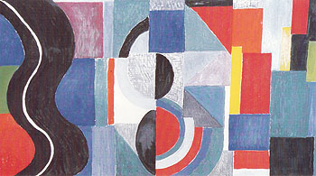 Syncopated Rhythm or the Black Serpent 1967 - Sonia Delaunay reproduction oil painting