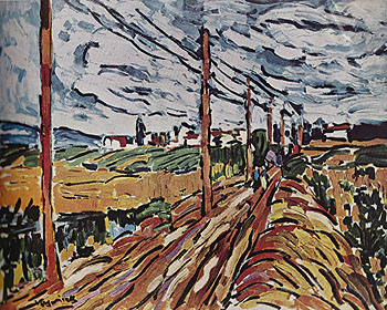 The Road 1907 - Maurice de Vlaminck reproduction oil painting