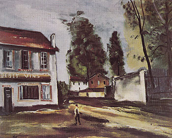 The Wine Shop 1924 - Maurice de Vlaminck reproduction oil painting