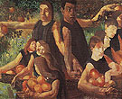 Apple Gatherers c1912 - Stanley Spencer reproduction oil painting