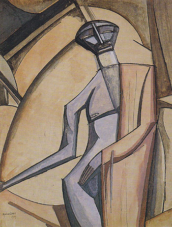 The Celibate 1909 - Percy Wyndham Lewis reproduction oil painting