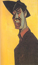 Mr Wyndham Lewis as a Tyro c1920 - Percy Wyndham Lewis reproduction oil painting