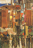 The Surrender of Barcelona c1936 - Percy Wyndham Lewis