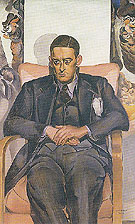 Portrait of TS Eliot 1938 - Percy Wyndham Lewis reproduction oil painting