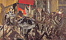 The Marriage at Cana A Servant in the Kitchen Announcing the Miracle c1952 - Stanley Spencer reproduction oil painting