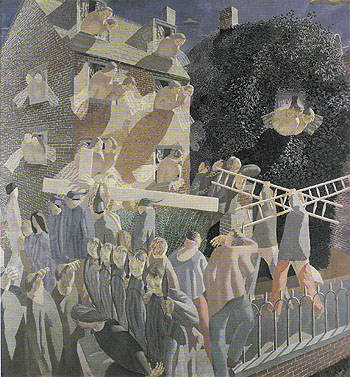 Christ Carrying the Cross 1920 - Stanley Spencer reproduction oil painting