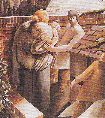 The Meeting 1933 - Stanley Spencer reproduction oil painting