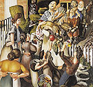 The Dustman or the Lovers 1934 - Stanley Spencer reproduction oil painting