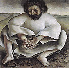 Christ in the Wilderness The Scorpion 1939 - Stanley Spencer reproduction oil painting