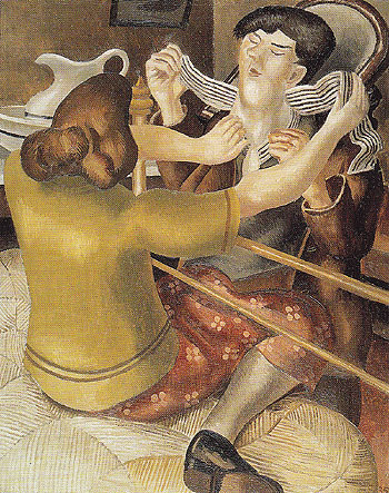 Taking off Collar 1935 - Stanley Spencer reproduction oil painting