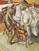 The Marriage at Cana Bride and Bridegroom 1953 - Stanley Spencer reproduction oil painting