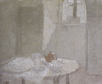 Interior Rue Terre Neuve c1920 - John Gwen reproduction oil painting