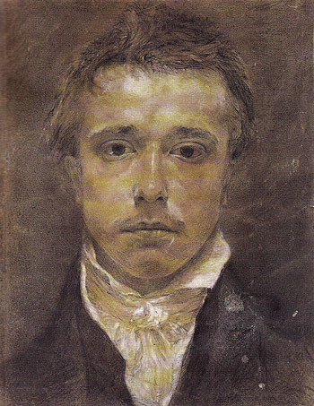 Self Portrait c1824 - Samuel Palmer reproduction oil painting