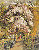 In a Shoreham Garden c1829 - Samuel Palmer reproduction oil painting