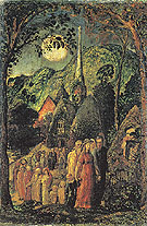 Coming from Evening Church 1830 - Samuel Palmer