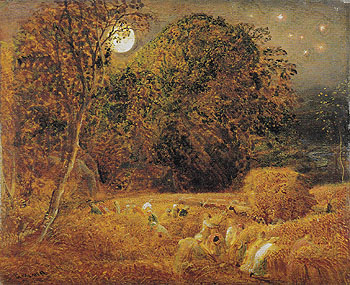 The Harvest Moon 1833 - Samuel Palmer reproduction oil painting