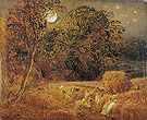 The Harvest Moon 1833 - Samuel Palmer reproduction oil painting