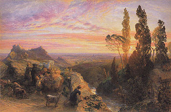 A Dream in the Appenine 1864 - Samuel Palmer reproduction oil painting