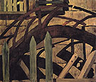 The Mill Wheel Huntington Harbor 1930 - Arthur Dove reproduction oil painting