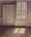 Study of a Sunlit Interior 1906 - Vilhelm Hammershoi