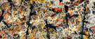 Blue Poles Right Detail - Jackson Pollock reproduction oil painting