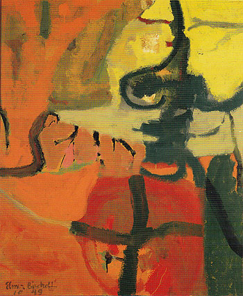 Untitled October 1949 - Elmer Bischoff reproduction oil painting