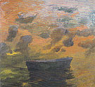Boat and Clouds 1967 - Elmer Bischoff reproduction oil painting