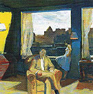 Interior with Two Figures 1968 - Elmer Bischoff