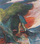 Figure with Tree 1972 - Elmer Bischoff reproduction oil painting