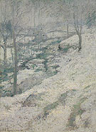 Frozen Brook c1893 - John Henry Twachtman reproduction oil painting