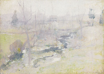 End of Winter 1889 - John Henry Twachtman reproduction oil painting