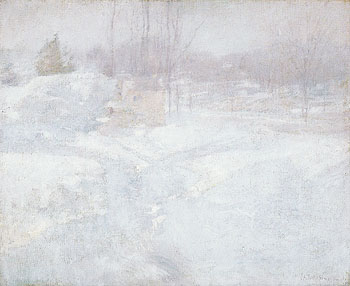 Winter c1890 - John Henry Twachtman reproduction oil painting