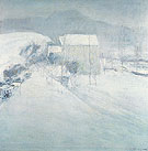 Snow c1895 - John Henry Twachtman reproduction oil painting