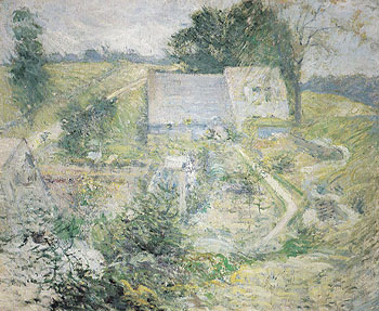 From the Upper Terrace c1890 - John Henry Twachtman reproduction oil painting