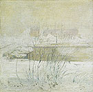 Bridge in Winter c1901 - John Henry Twachtman