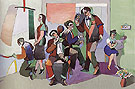 The Exhibition of 1934 c1979 - Jean Helion reproduction oil painting