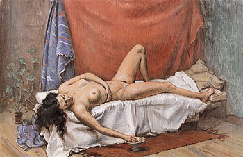Odalisque 1953 - Jean Helion reproduction oil painting