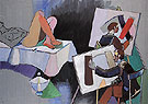 The Real and The Dream c1979 - Jean Helion reproduction oil painting