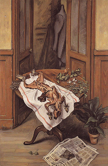 Rabbit Event 1952 - Jean Helion reproduction oil painting