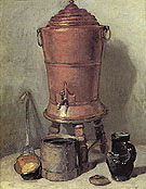 The Copper Water Urn c1734 - Jean Simeon Chardin