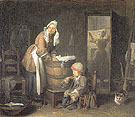 The Laundress 1733 - Jean Simeon Chardin reproduction oil painting