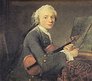 Portrait of Charles Godefroy c1734 - Jean Simeon Chardin