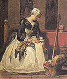 The Embroiderer c1735 - Jean Simeon Chardin