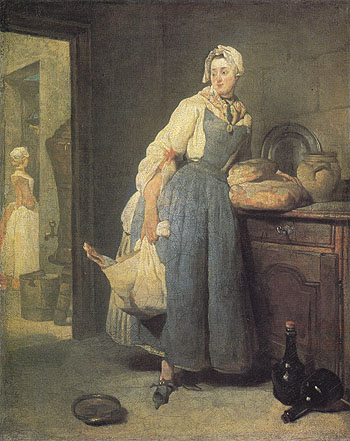 The Return from Market 1739 - Jean Simeon Chardin reproduction oil painting