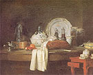 The Butlers Table 1756 - Jean Simeon Chardin