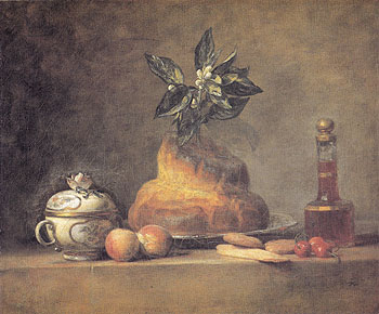 The Brioche 1763 - Jean Simeon Chardin reproduction oil painting