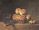 A Basket of Peaches 1768 - Jean Simeon Chardin