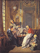 The Breakfast 1739 - Francois Boucher reproduction oil painting