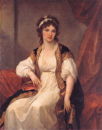 Portrait of a Young Woman 1781 - Angelica Kauffman reproduction oil painting